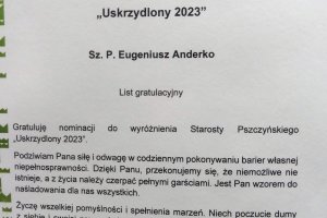 Uroczysta gala Starostwa Pszczyńskiego Uskrzydlony 10